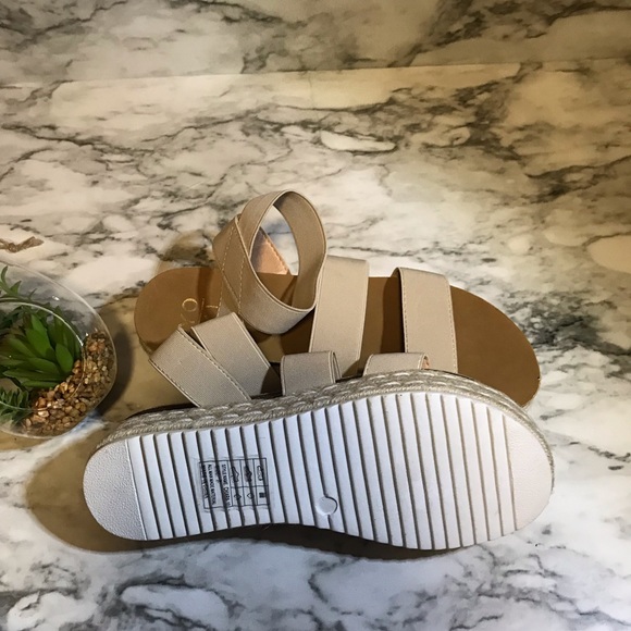 ❤️ Final Sale! One left! Espadrille Tick Heel - Picture 3 of 5